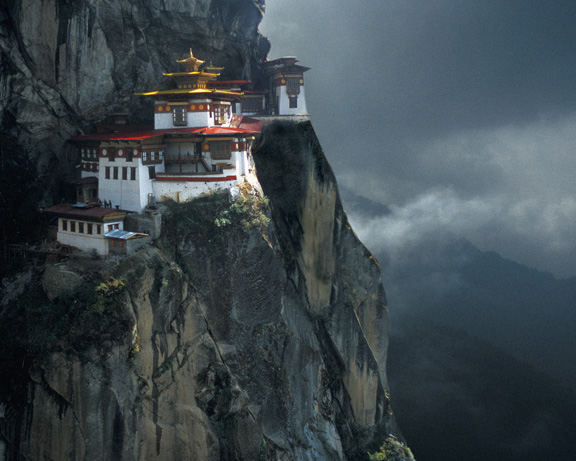 The Tiger's Nest Monastery in Bhutan