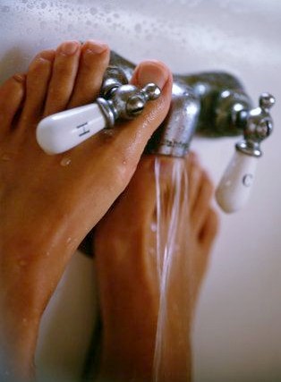 Feet in Bathtub